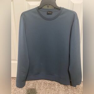 Men’s Tahari Sport Active Pullover Shirt Blue Green Large L